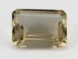 Citrine Stone 6.80 Carat - 7.47 Ratti Sunela, lab-certified vibrant yellow octagon cut gemstone