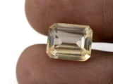 Stunning Natural Citrine (Sunela) 7.60 Carat/8.35 Ratti - Size Reference