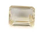 Citrine Stone 7.85 Carat - 8.63 Ratti Sunela, lab-certified vibrant yellow Octagon Step Cut gemstone