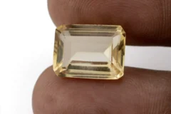 Stunning Natural Citrine (Sunela) 8.35 Carat/9.18 Ratti - Size Reference