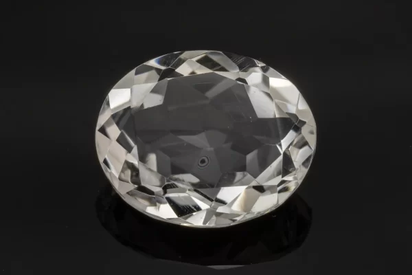 Crystal (Sfatik) 4.48 Carat / 4.92 Ratti - Front View