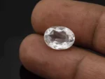 Crystal (Sfatik) 4.61 Carat / 5.07 Ratti - Size Reference