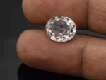 Crystal (Sfatik) 5.07 Carat / 5.57 Ratti - Size Reference