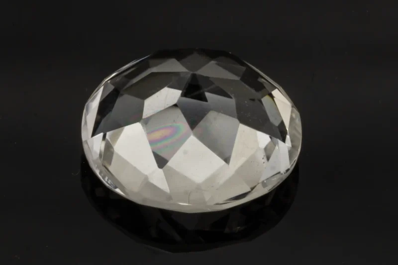 Crystal (Sfatik) 5.70 Carat / 6.26 Ratti - Back View