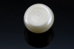 Radiant Cultured Pearl 5.79 Carat / 6.36 Ratti - Round Cut - Back View