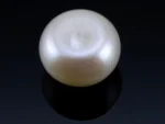 Radiant Cultured Pearl 6.07 Carat / 6.67 Ratti - Round Cut - Back View