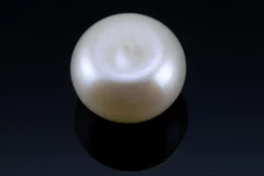 Radiant Cultured Pearl 6.07 Carat / 6.67 Ratti - Round Cut - Back View