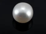 Radiant Cultured Pearl 7.41 Carat (8.14 Ratti) - Round Cut - Front View