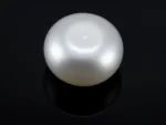 Radiant Cultured Pearl 7.90 Carat / 8.68 Ratti - Round Cut - Back View