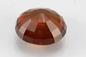 Hessonite (Gomed) 12.11 Carat / 13.31 Ratti - Back View