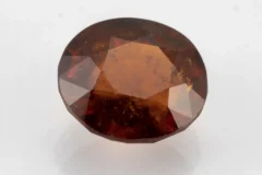 Hessonite (Gomed) 12.11 Carat / 13.31 Ratti - Front View