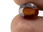 Hessonite (Gomed) 6.11 Carat - 6.71 Ratti - Size Reference