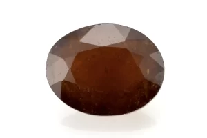 Hessonite (Gomed) 6.36 Carat / 6.99 Ratti - Front View