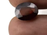 Hessonite (Gomed) 6.37 Carat - 7.00 Ratti - Size Reference