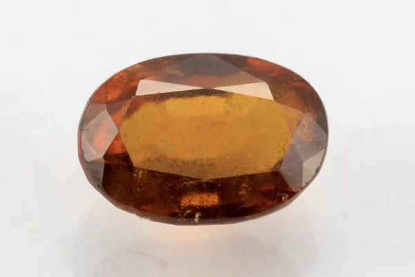 Hessonite (Gomed) 6.55 Carat / 7.20 Ratti - Front View