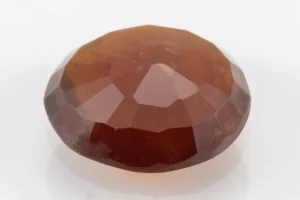 Hessonite (Gomed) 6.57 Carat - 7.22 Ratti - Back View