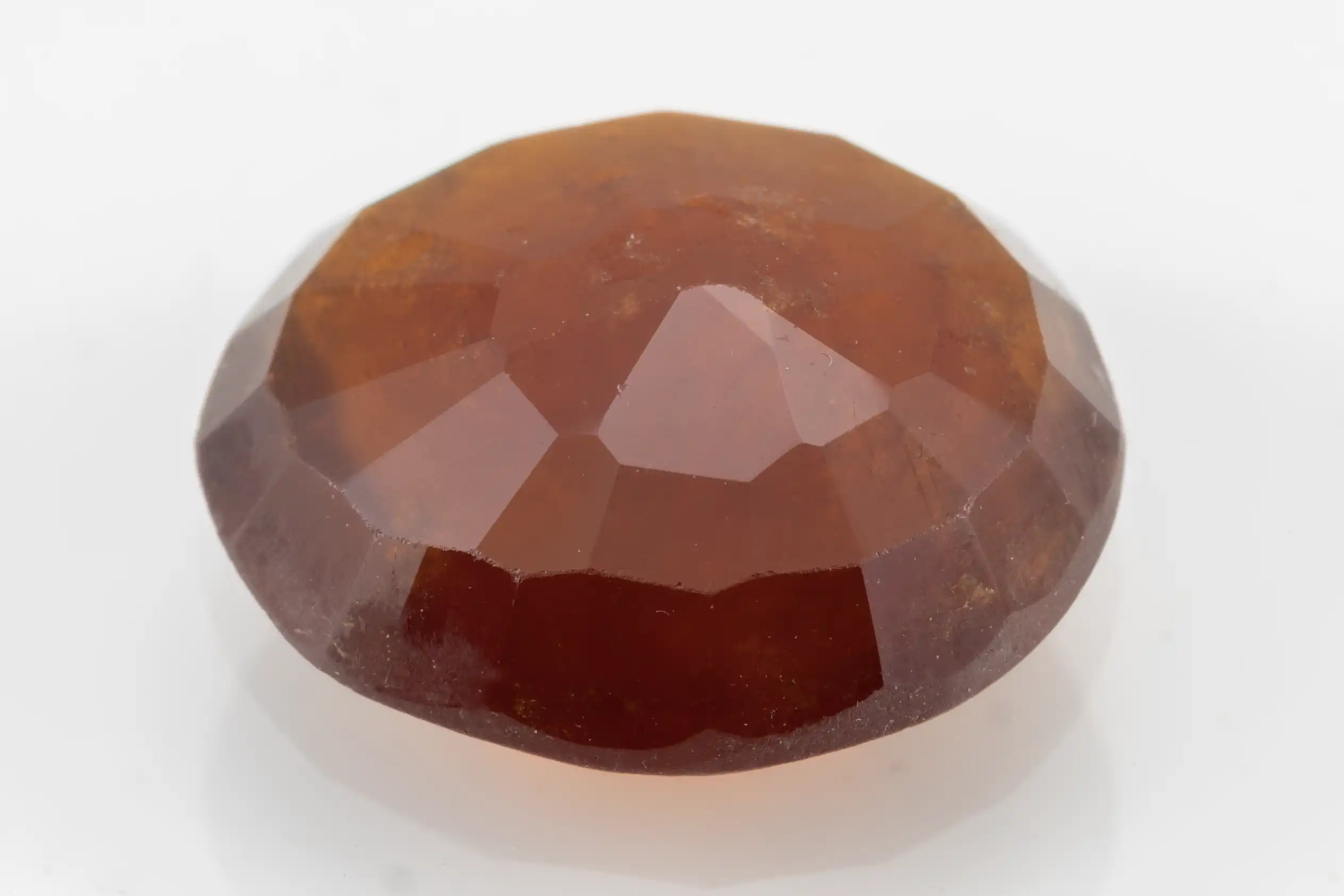 Hessonite (Gomed) 6.57 Carat - 7.22 Ratti - Back View