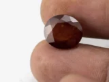 Hessonite (Gomed) 6.57 Carat - 7.22 Ratti - Size Reference