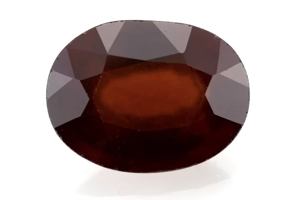 Hessonite (Gomed) 6.00 Carat - 6.59 Ratti - Front View