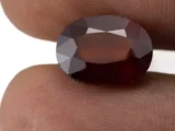 Hessonite (Gomed) 6.00 Carat - 6.59 Ratti - Size Reference