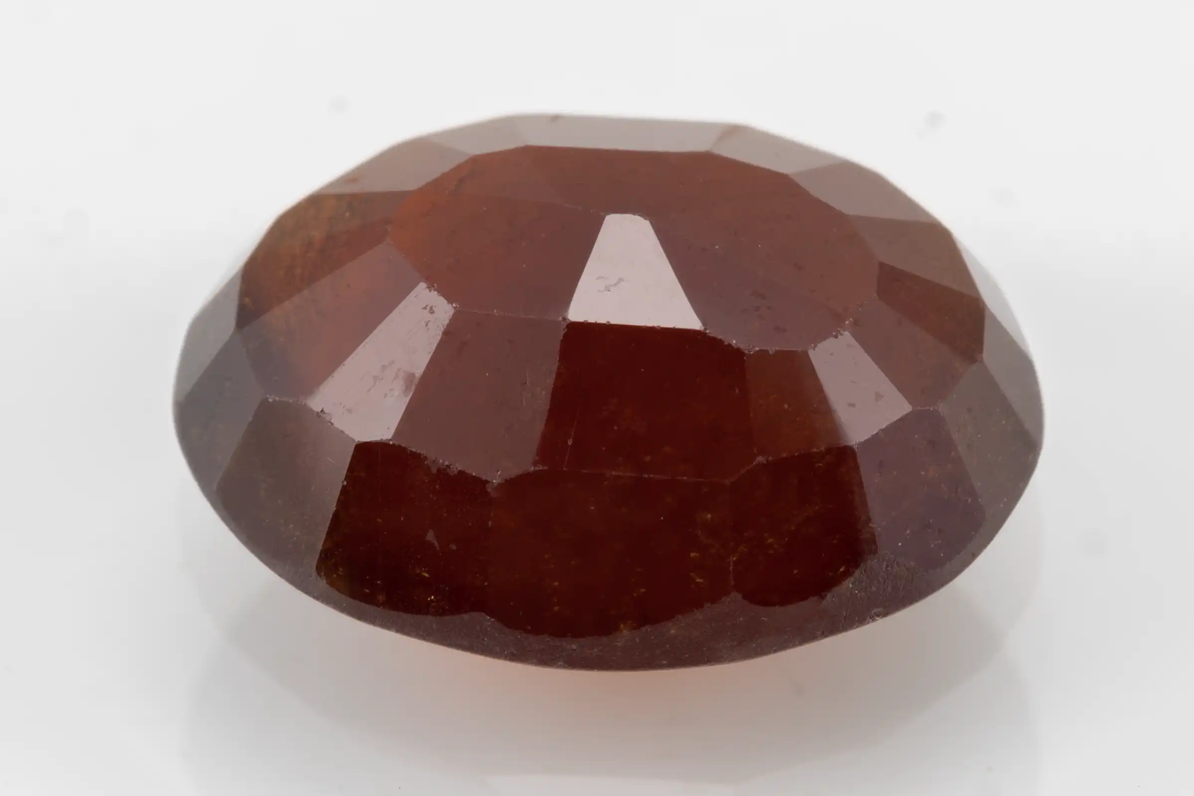 Hessonite (Gomed) 6.66 Carat - 7.32 Ratti - Back View