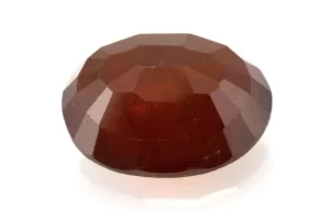 Hessonite (Gomed) 6.66 Carat - 7.32 Ratti - Back View