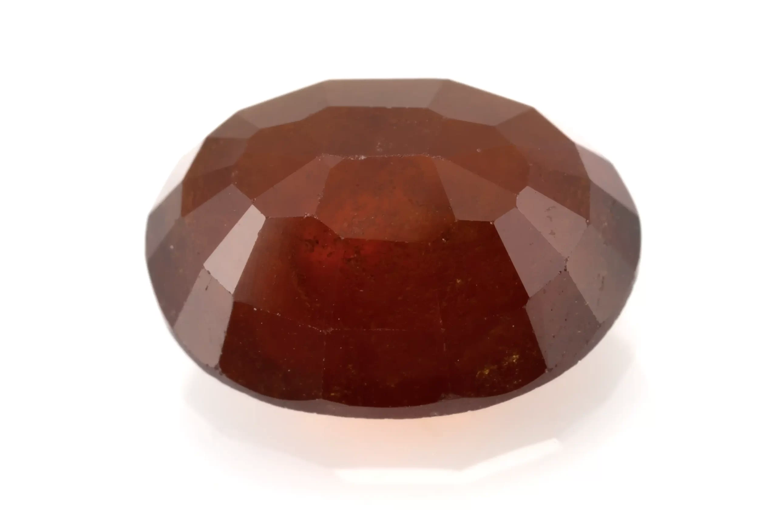 Hessonite (Gomed) 6.66 Carat - 7.32 Ratti - Back View