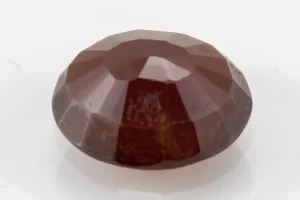 Hessonite (Gomed) 6.76 Carat - 7.43 Ratti - Back View