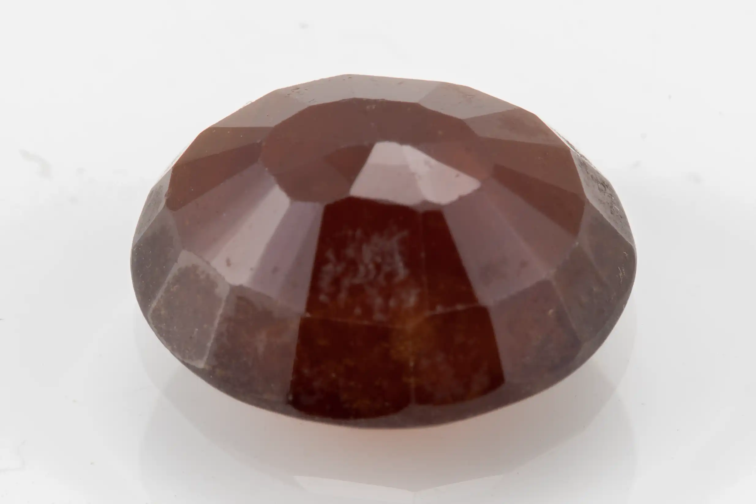 Hessonite (Gomed) 6.76 Carat - 7.43 Ratti - Back View