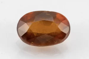 Hessonite (Gomed) 7.35 Carat / 8.08 Ratti - Front View