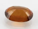 Hessonite (Gomed) 7.35 Carat / 8.08 Ratti - Back View