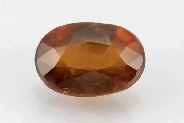 Hessonite (Gomed) 7.35 Carat / 8.08 Ratti - Front View