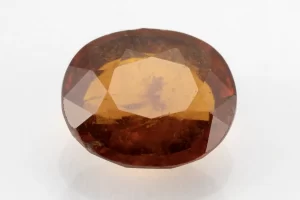 Hessonite (Gomed) 7.66 Carat / 8.42 Ratti - Front View