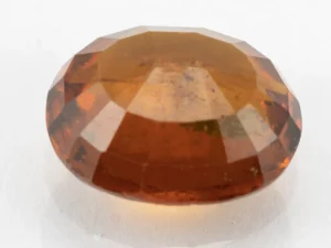 Hessonite (Gomed) 7.66 Carat / 8.42 Ratti - Back View