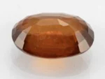 Hessonite (Gomed) 7.14 Carat / 7.85 Ratti - Back View