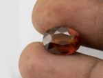 Hessonite (Gomed) 7.14 Carat / 7.85 Ratti - Size Reference