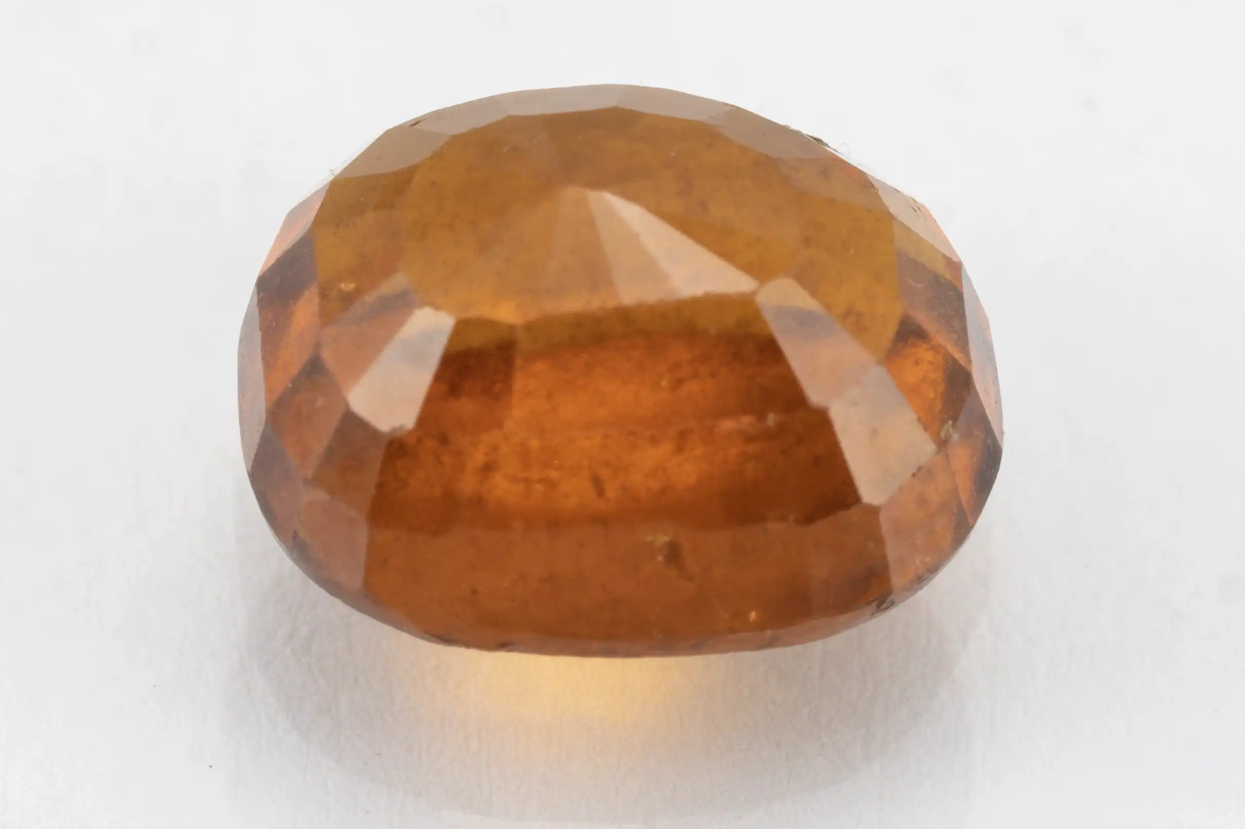 Hessonite (Gomed) 8.05 Carat / 8.85 Ratti - Back View