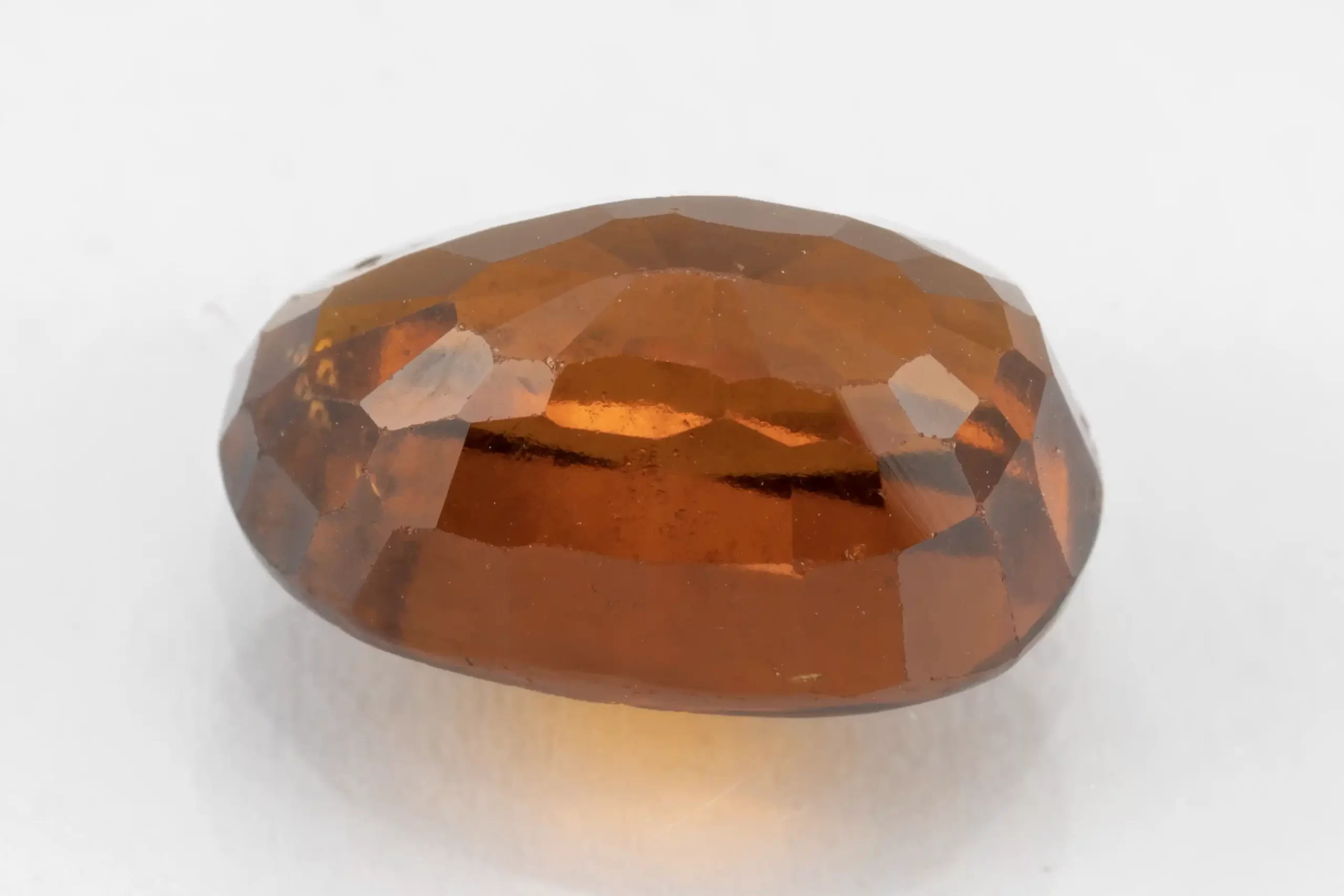 Hessonite (Gomed) 9.45 Carat / 10.38 Ratti - Back View