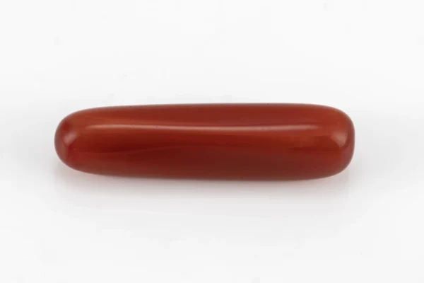 Italian Red Coral (Moonga) 5.745 Carat / 6.313 Ratti - Back View