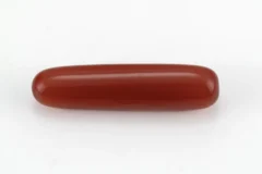Italian Moonga Stone 6.313 Ratti - Red Coral Stone showcasing vibrant red color and capsule cut