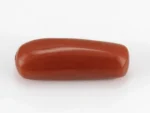 Natural Italian Red Coral (Moonga) 5.820 Carat / 6.396 Ratti - Capsule Shape - Front View2