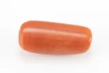 Natural Italian Red Coral (Moonga) 6.66 Carat / 7.32 Ratti - Capsule Shape - Back View