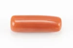 Natural Italian Red Coral (Moonga) 7.01 Carat / 7.70 Ratti - Capsule Shape - Back View
