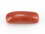 Italian Moonga Stone 8.33 Ratti - Red Coral Stone showcasing vibrant red color and capsule cut