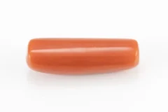 Natural Italian Red Coral (Moonga) 7.685 Carat / 8.445 Ratti - Capsule Shape - Back View