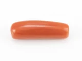 Italian Moonga Stone 8.445 Ratti - Red Coral Stone showcasing vibrant red color and capsule cut