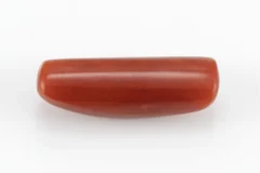 Natural Italian Red Coral (Moonga) 7.830 Carat / 8.604 Ratti - Capsule Shape - Back View