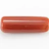 Natural Italian Red Coral (Moonga) 8.080 Carat / 8.879 Ratti - Capsule Shape - Back View