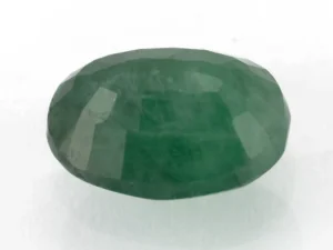 Natural Jambia Emerald (Panna) 3.66 Carat / 4.02 Ratti - Back View