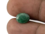 Natural Jambia Emerald (Panna) 3.66 Carat / 4.02 Ratti - Size Reference